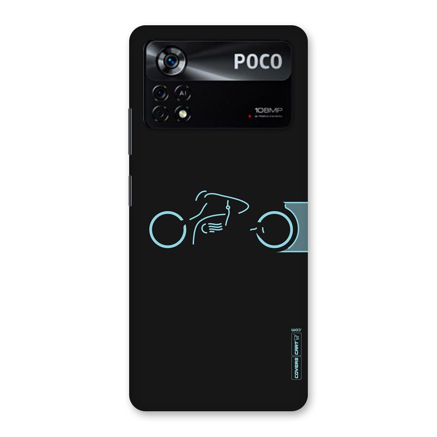 Blue Ride Back Case for Poco X4 Pro 5G