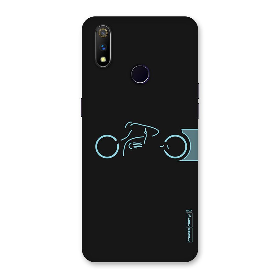 Blue Ride Back Case for Realme 3 Pro