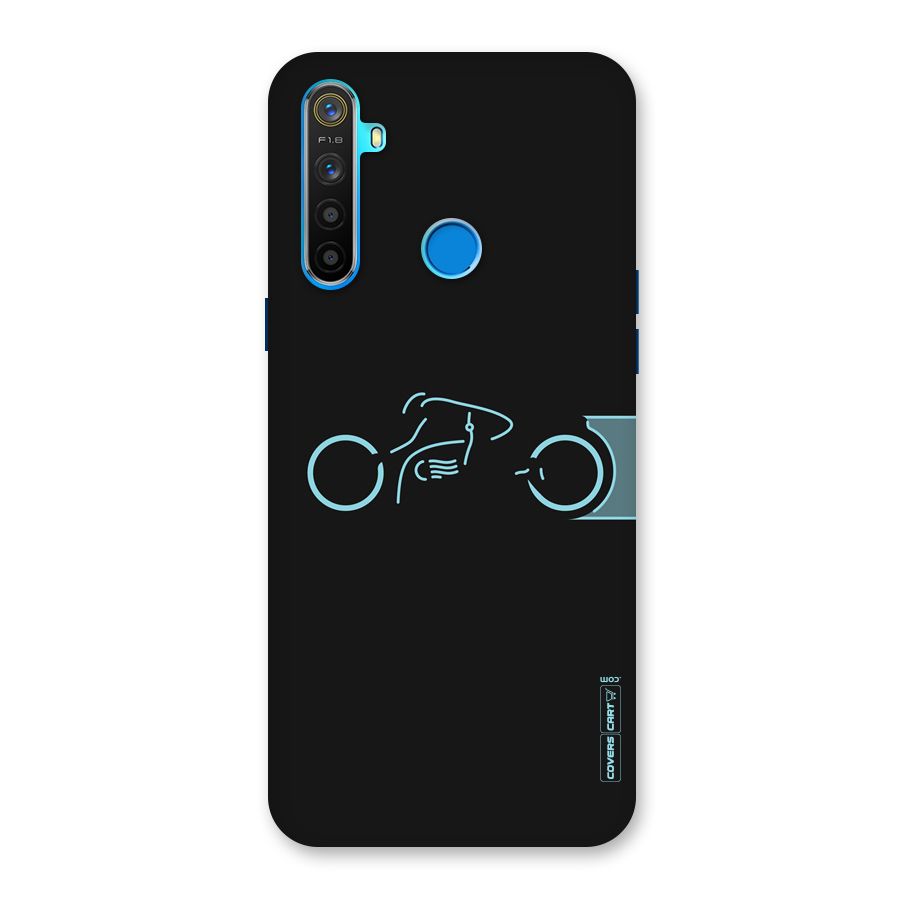 Blue Ride Back Case for Realme 5s