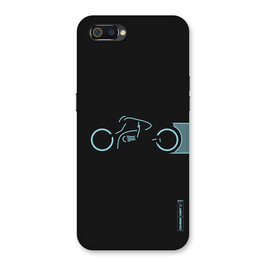 Blue Ride Back Case for Realme C2