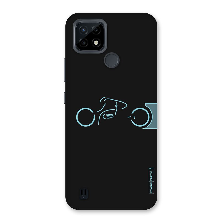 Blue Ride Back Case for Realme C21