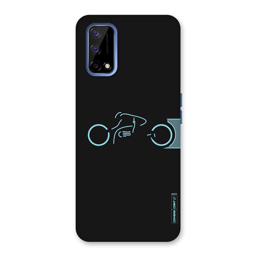 Blue Ride Back Case for Realme Narzo 30 Pro