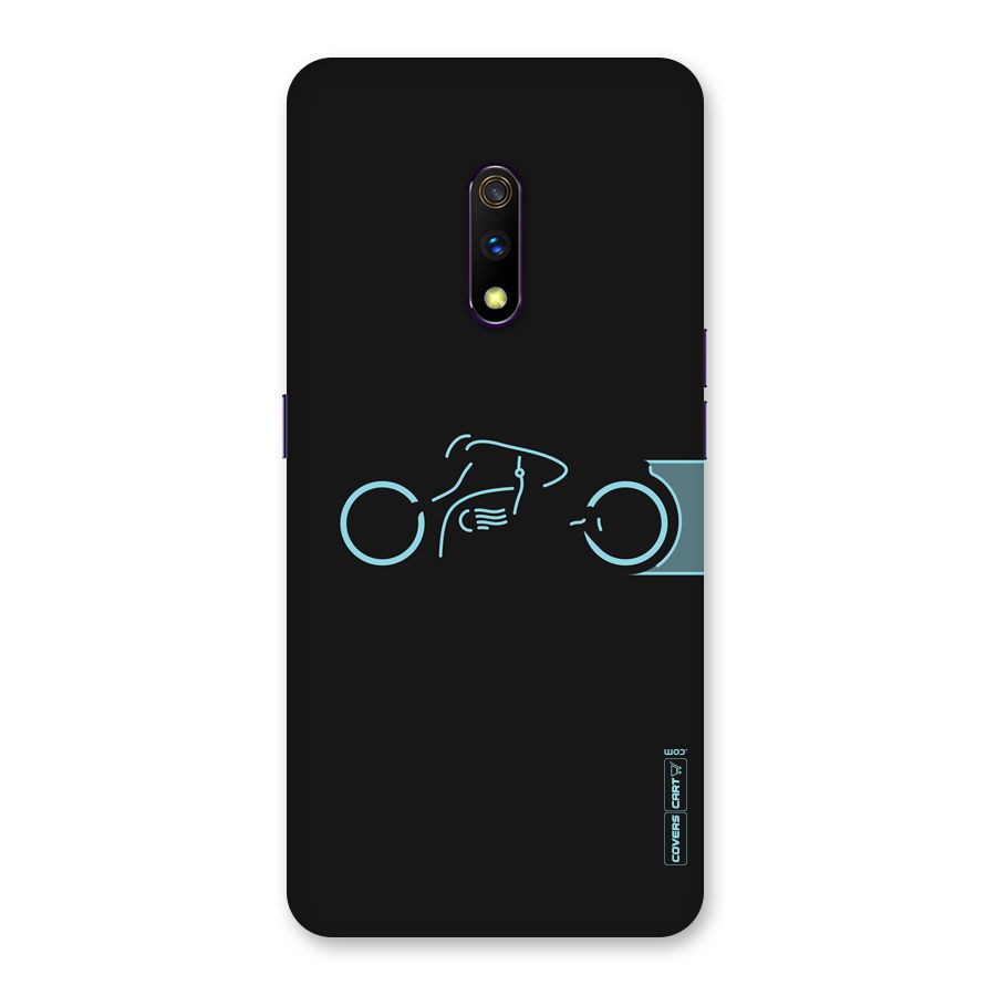 Blue Ride Back Case for Realme X