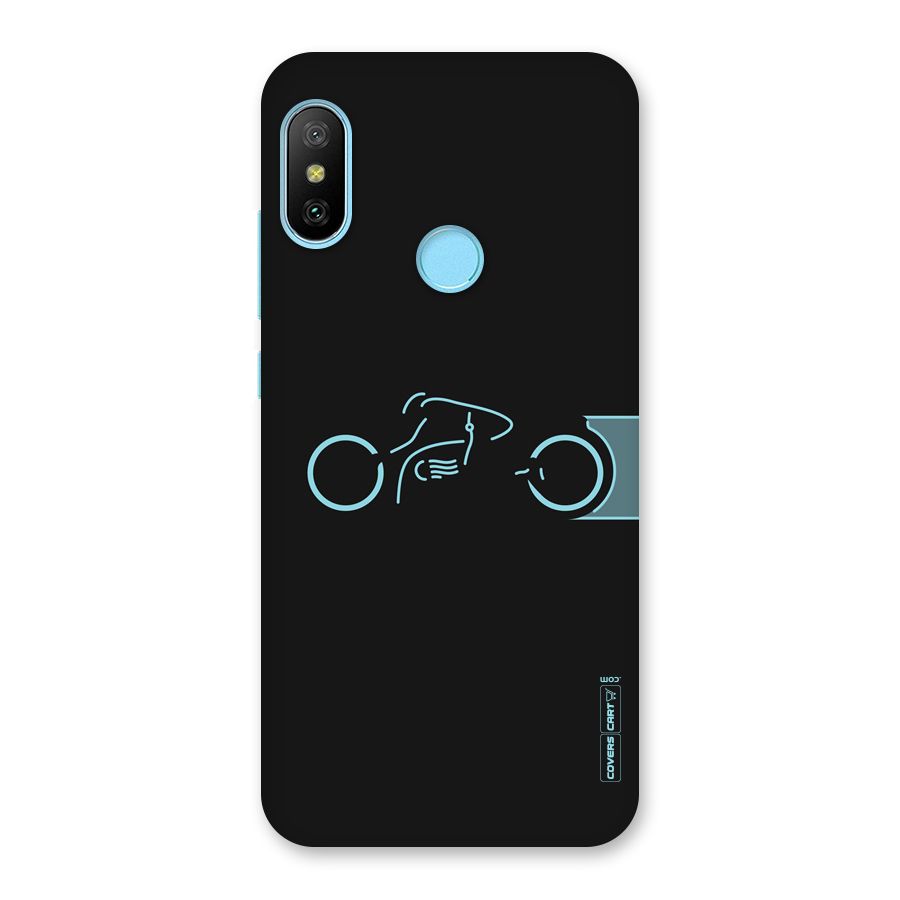 Blue Ride Back Case for Redmi 6 Pro