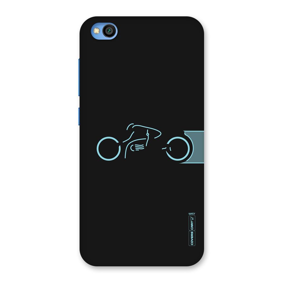 Blue Ride Back Case for Redmi Go