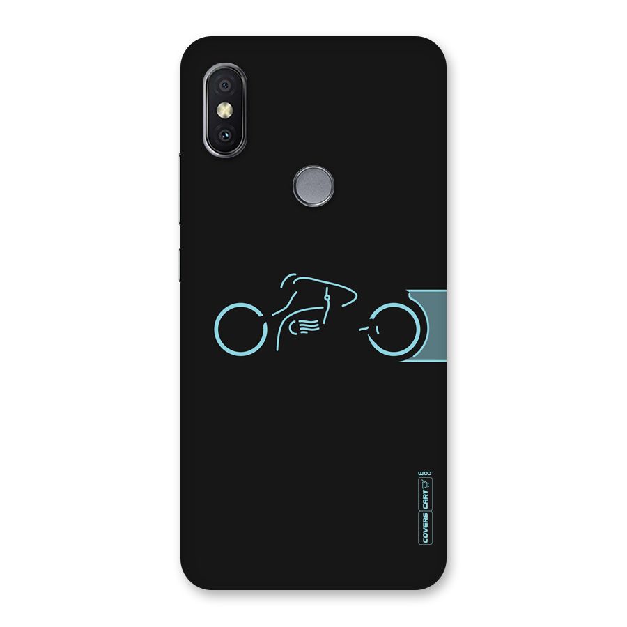 Blue Ride Back Case for Redmi Y2