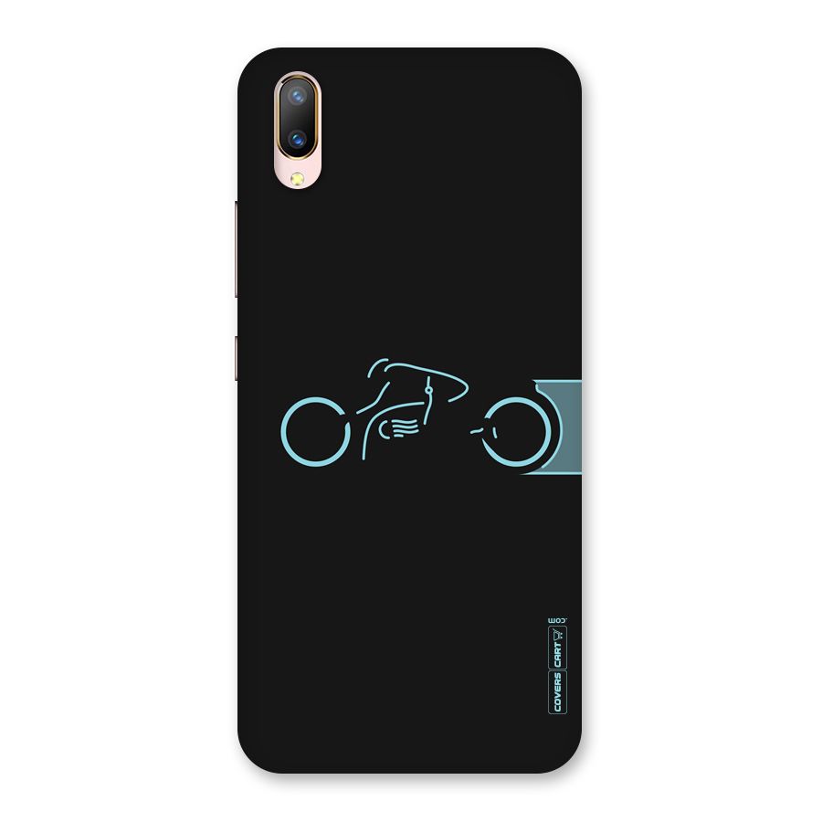 Blue Ride Back Case for Vivo V11 Pro