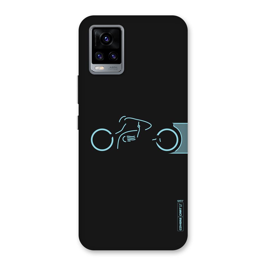 Blue Ride Back Case for Vivo V20