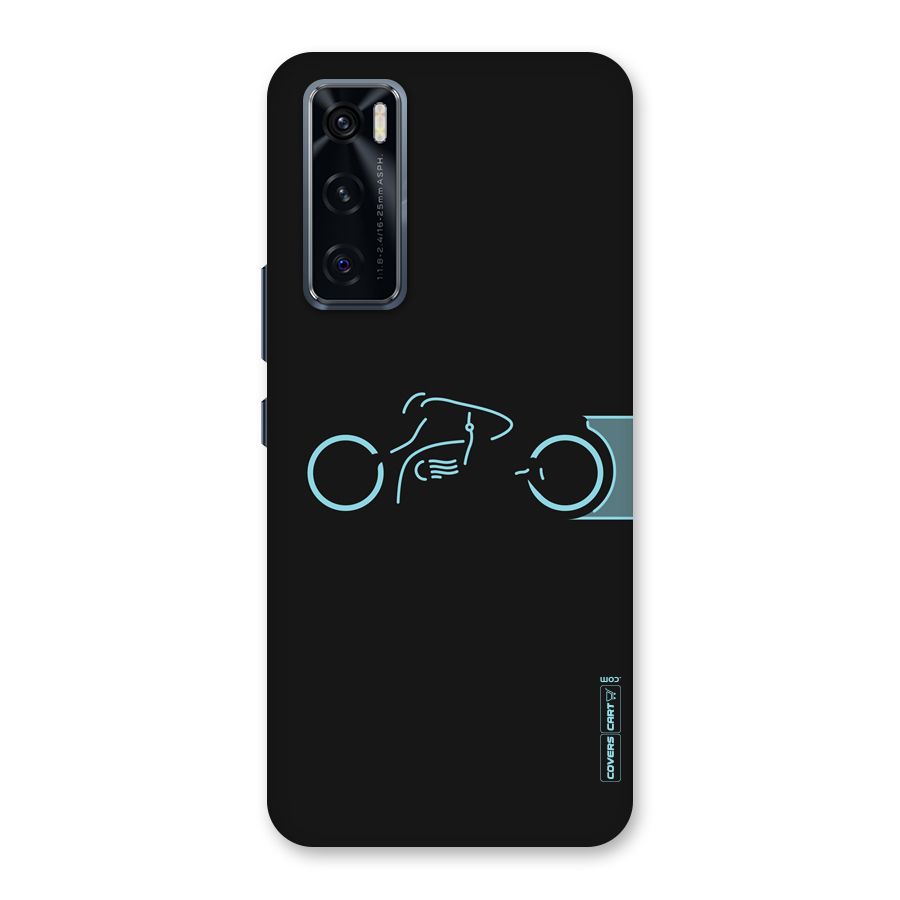 Blue Ride Back Case for Vivo V20 SE
