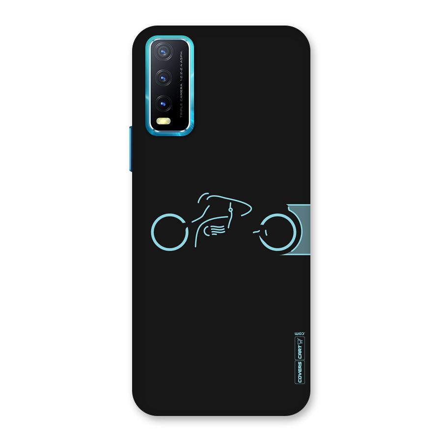 Blue Ride Back Case for Vivo Y20A