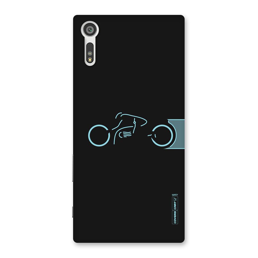 Blue Ride Back Case for Xperia XZ