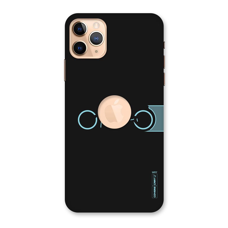 Blue Ride Back Case for iPhone 11 Pro Max Logo Cut