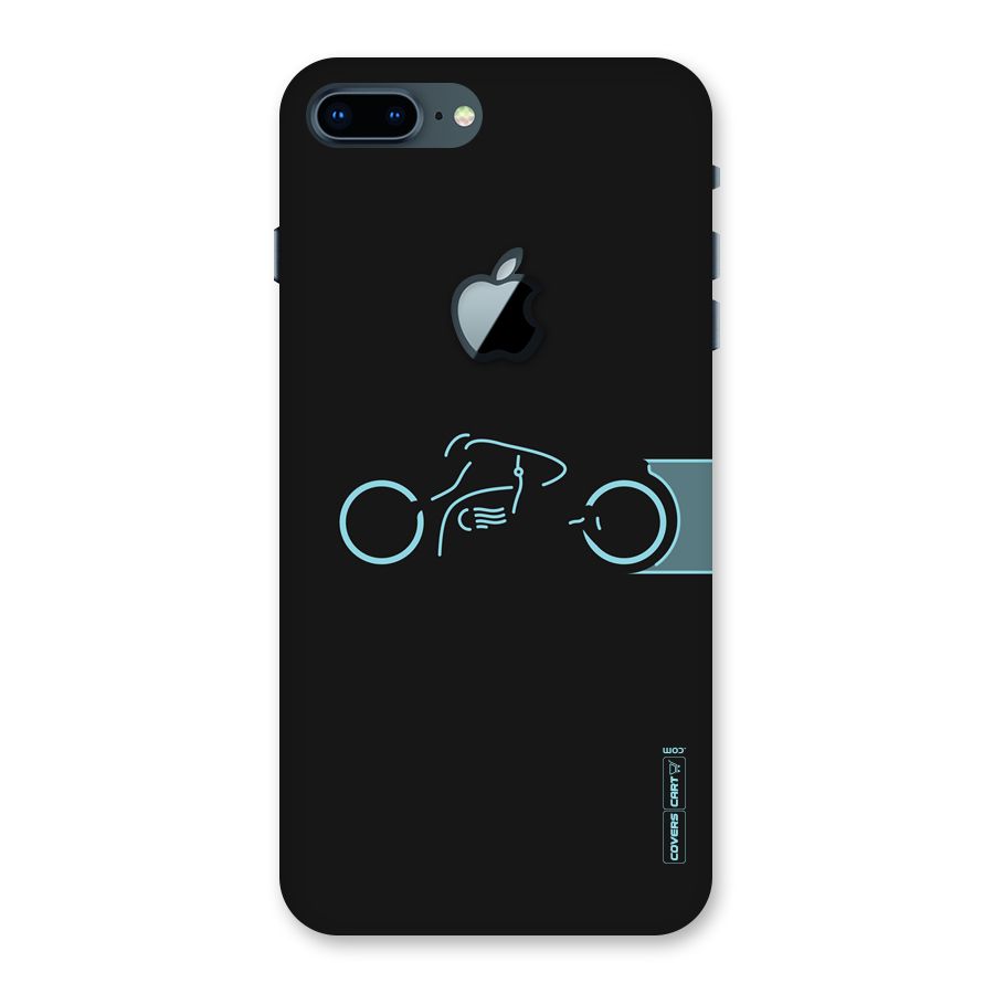 Blue Ride Back Case for iPhone 7 Plus Apple Cut