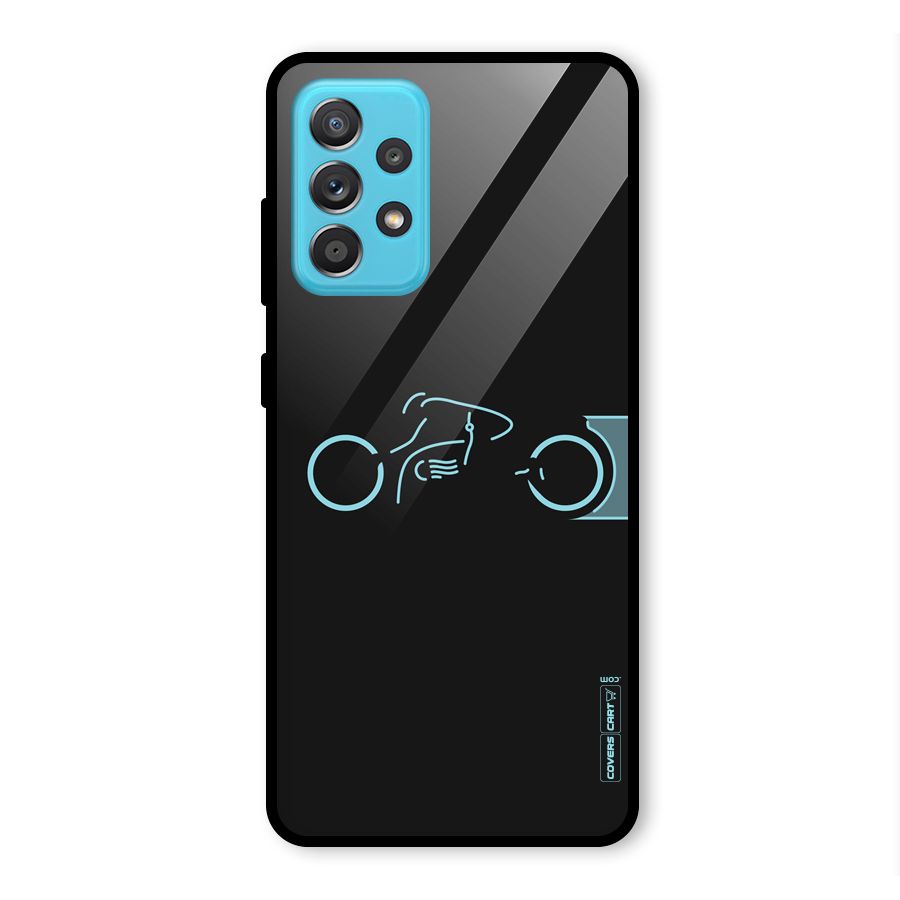 Blue Ride Glass Back Case for Galaxy A52