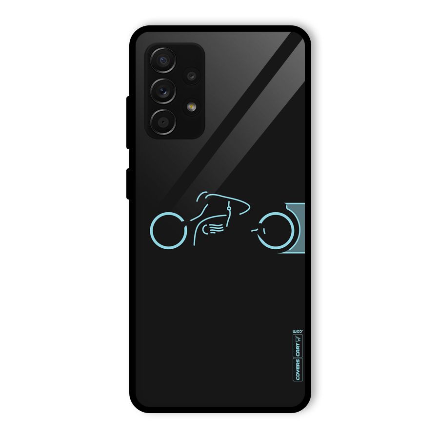 Blue Ride Glass Back Case for Galaxy A53 5G