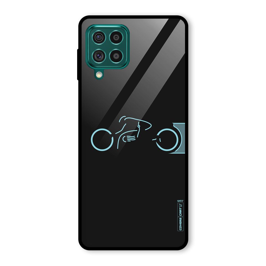 Blue Ride Glass Back Case for Galaxy F62