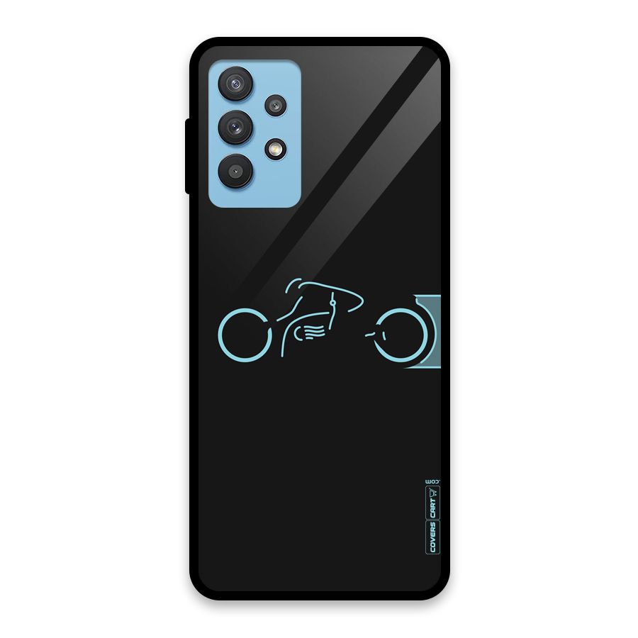 Blue Ride Glass Back Case for Galaxy M32 5G