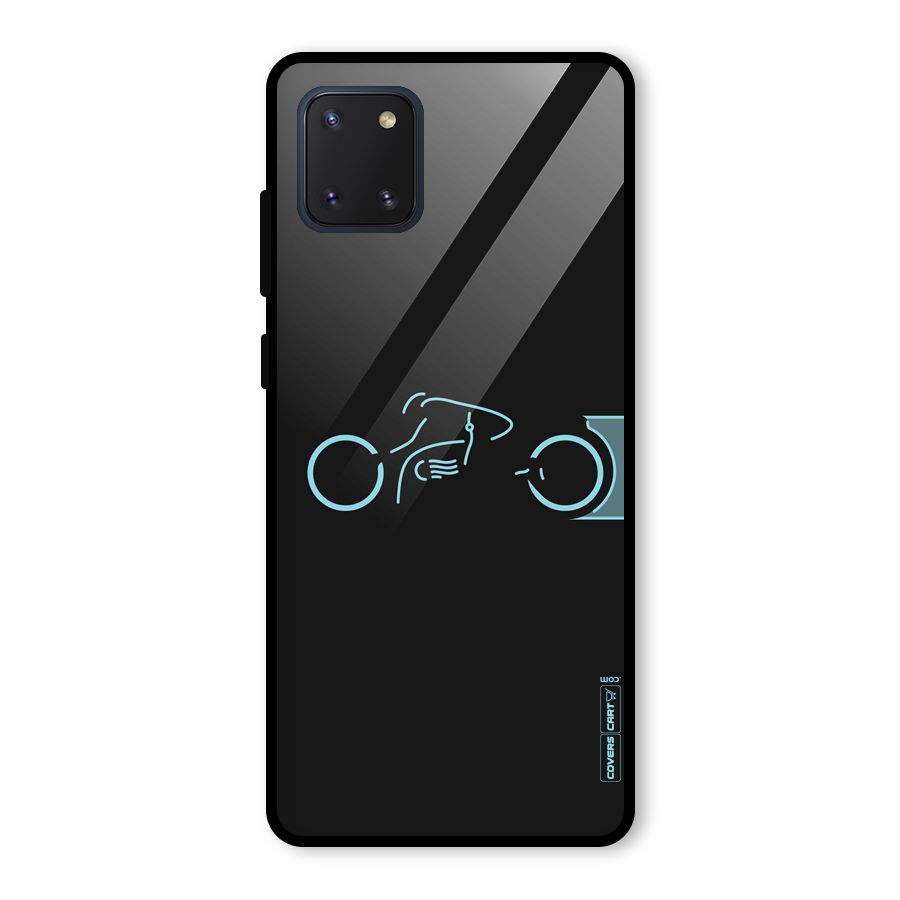 Blue Ride Glass Back Case for Galaxy Note 10 Lite