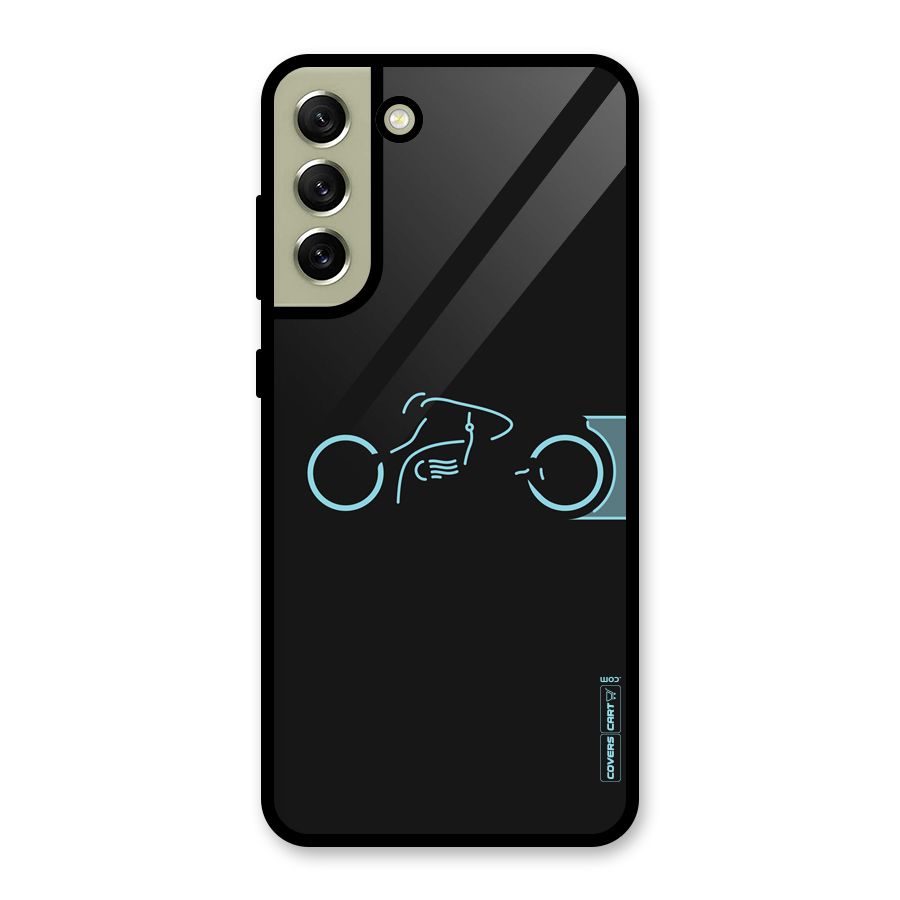 Blue Ride Glass Back Case for Galaxy S21 FE 5G