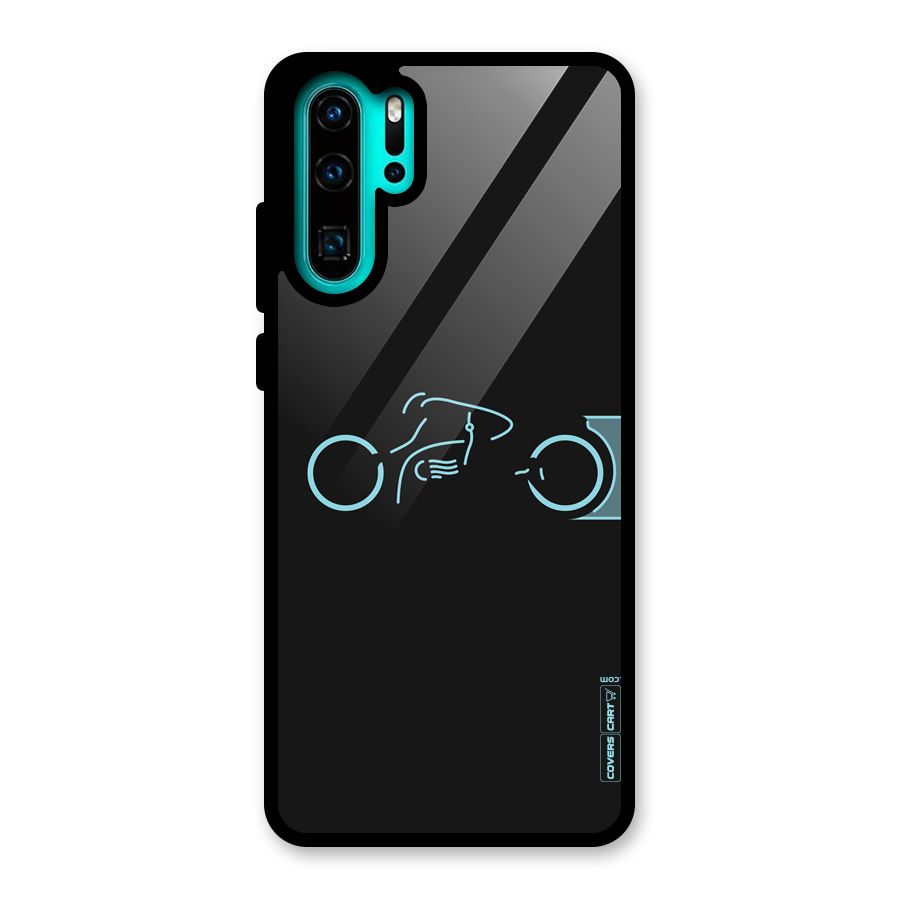 Blue Ride Glass Back Case for Huawei P30 Pro
