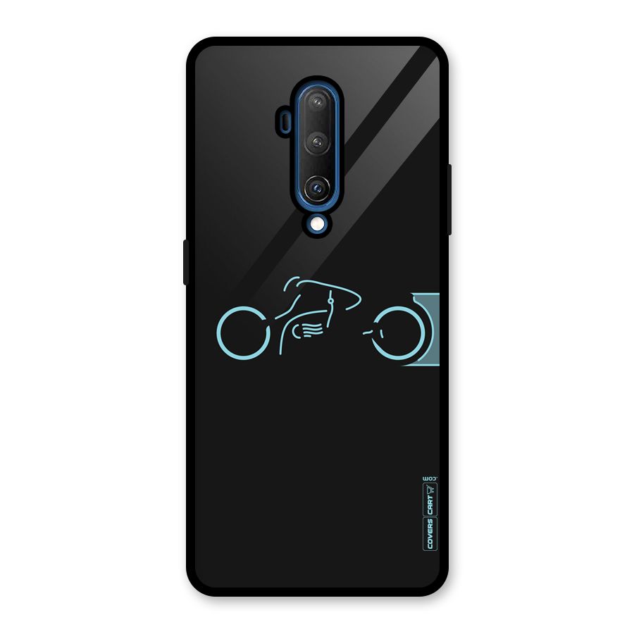 Blue Ride Glass Back Case for OnePlus 7T Pro