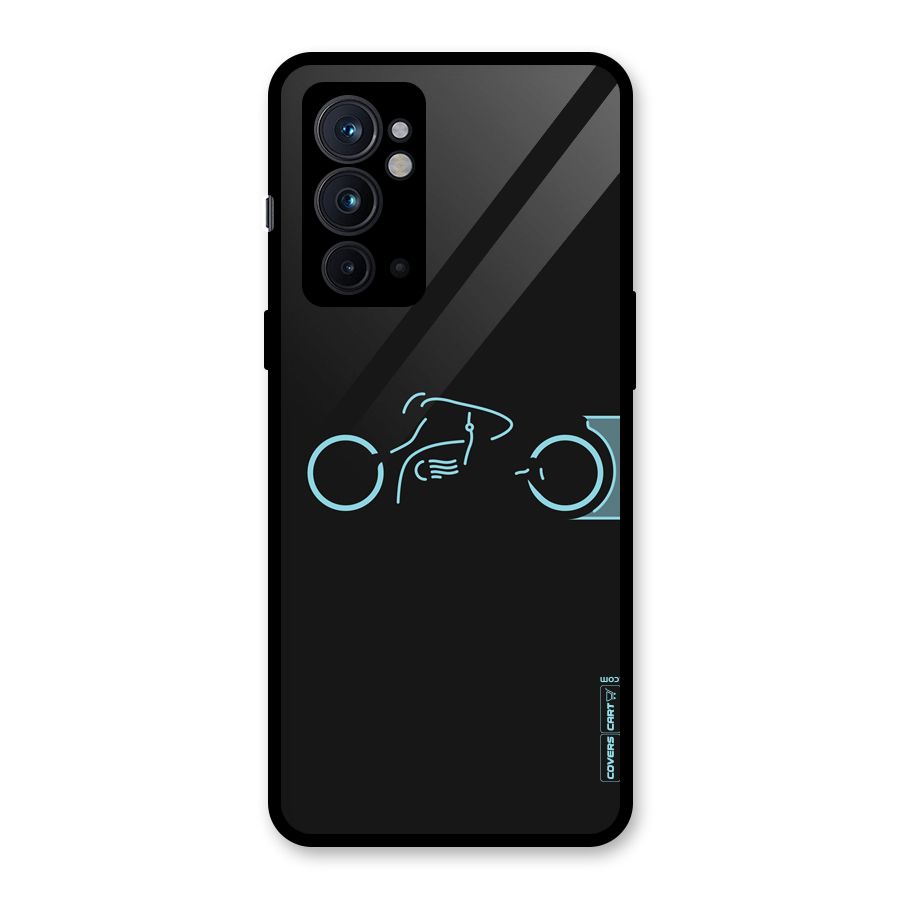 Blue Ride Glass Back Case for OnePlus 9RT 5G