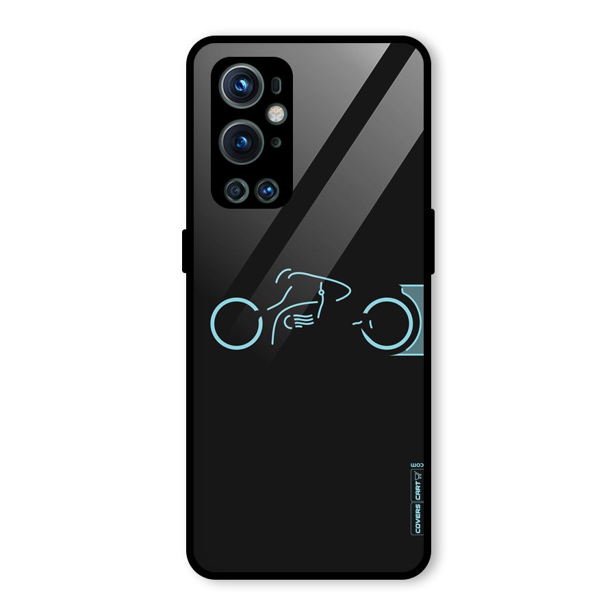 Blue Ride Glass Back Case for OnePlus 9 Pro