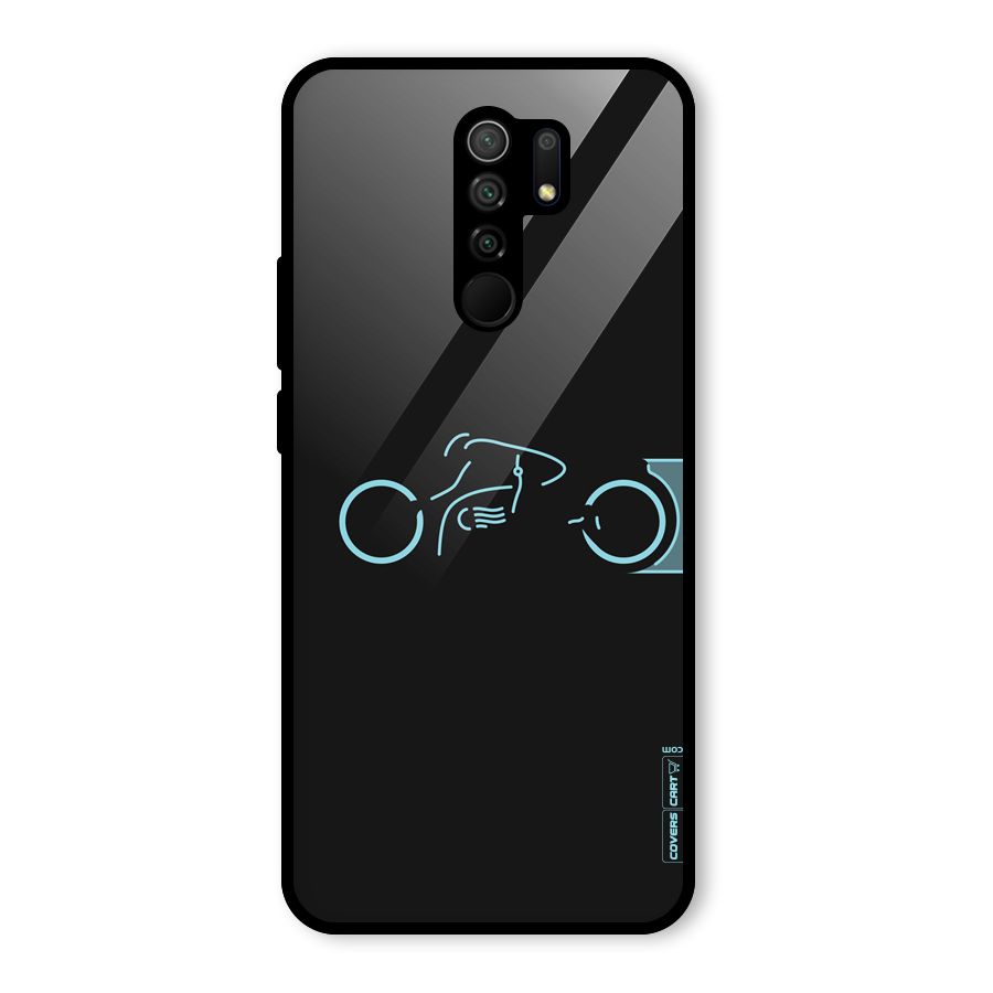 Blue Ride Glass Back Case for Poco M2