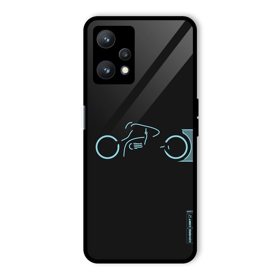 Blue Ride Glass Back Case for Realme 9 Pro 5G