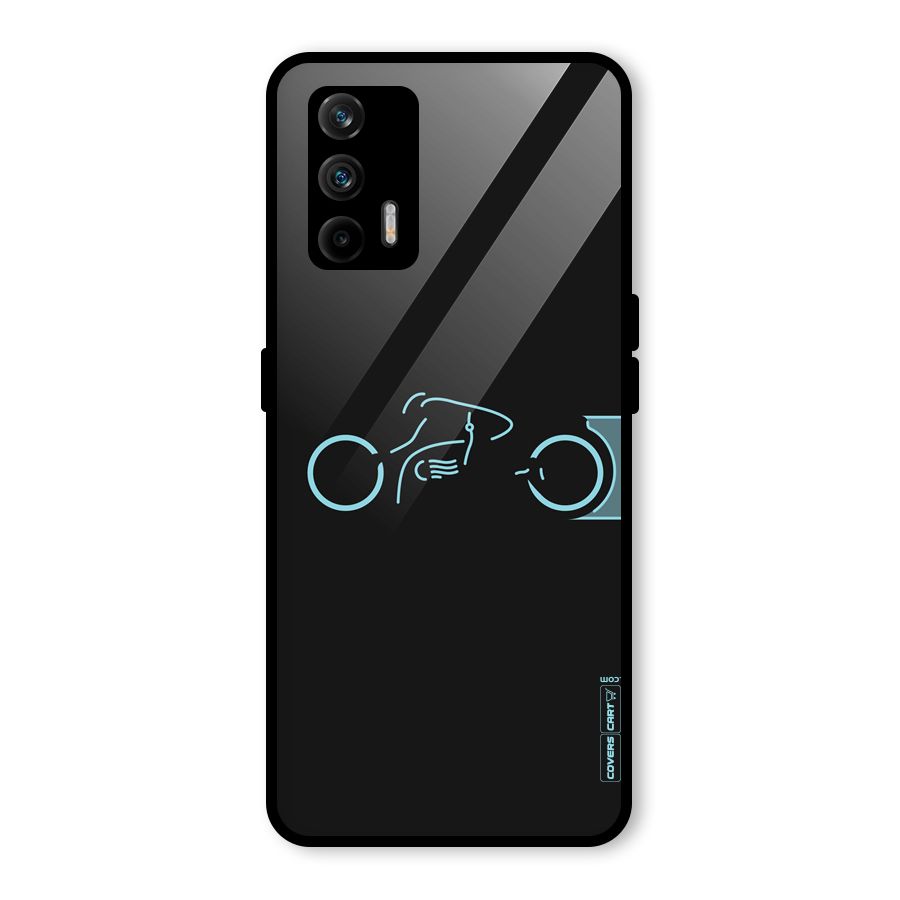 Blue Ride Glass Back Case for Realme GT 5G