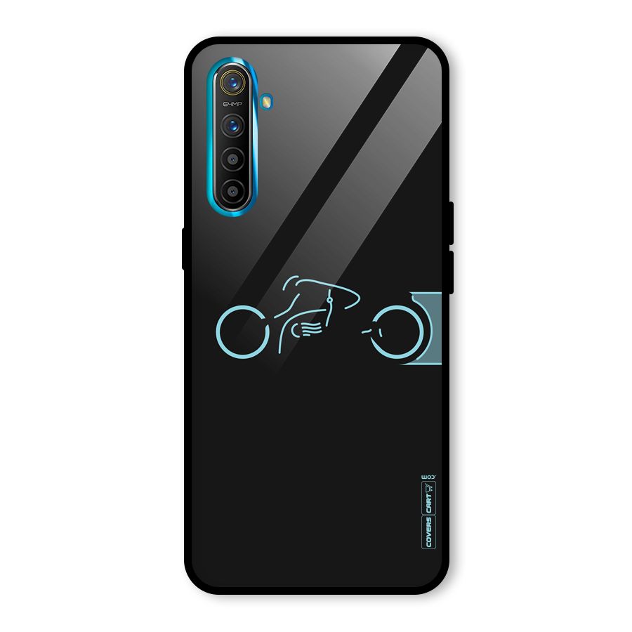 Blue Ride Glass Back Case for Realme X2
