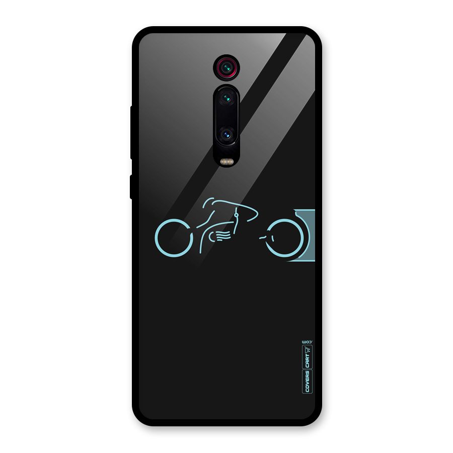 Blue Ride Glass Back Case for Redmi K20
