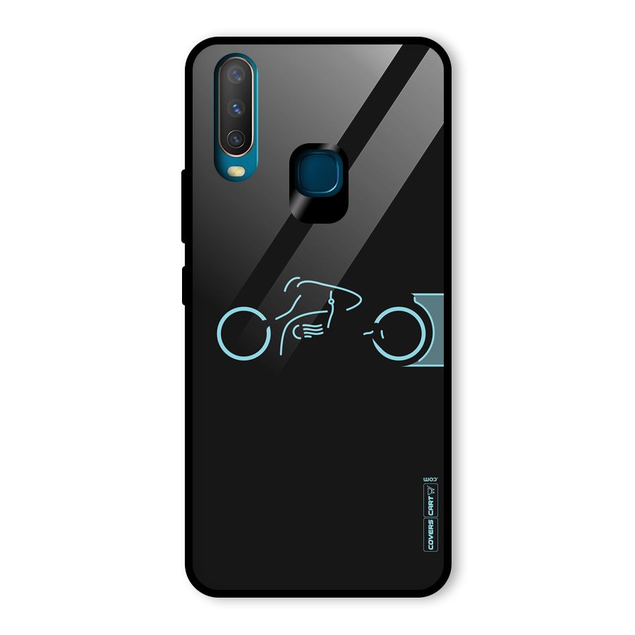 Blue Ride Glass Back Case for Vivo U10