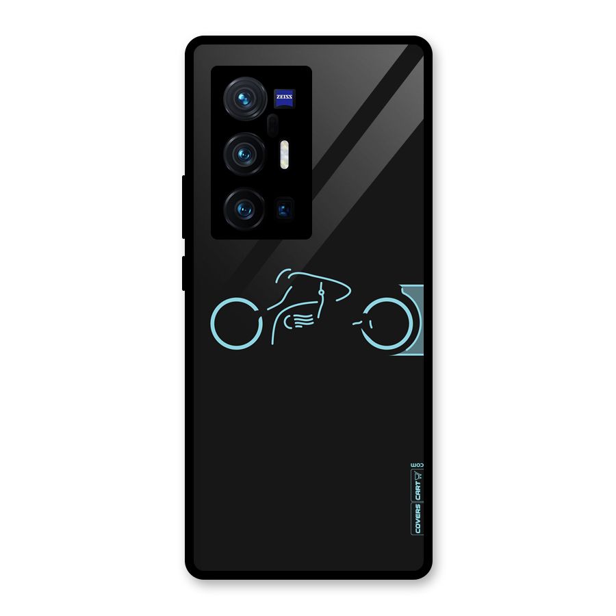 Blue Ride Glass Back Case for Vivo X70 Pro Plus