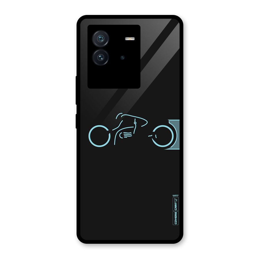 Blue Ride Glass Back Case for Vivo iQOO Neo 6 5G
