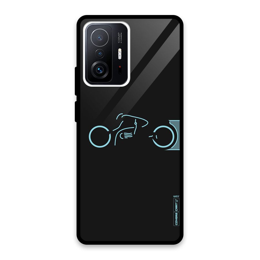 Blue Ride Glass Back Case for Xiaomi 11T Pro