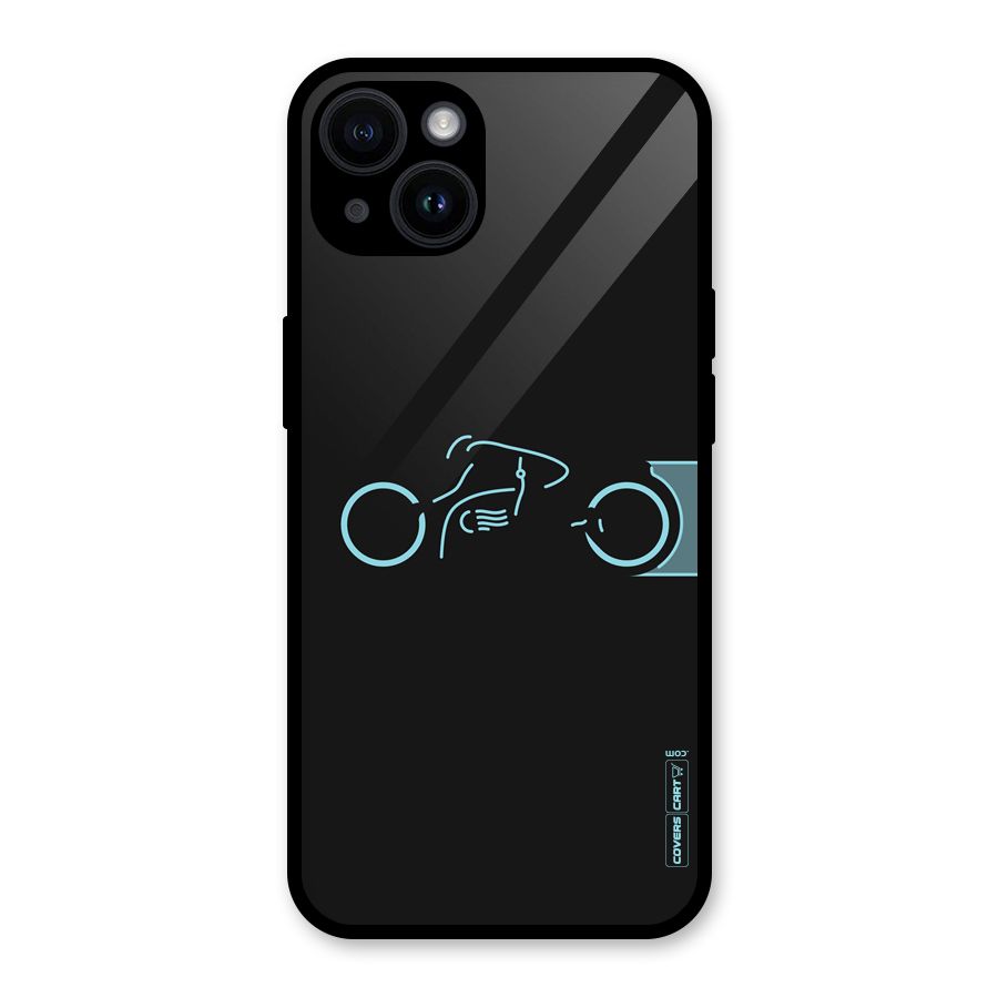 Blue Ride Glass Back Case for iPhone 14