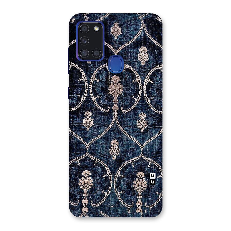 Blue Shade Rug Back Case for Galaxy A21s