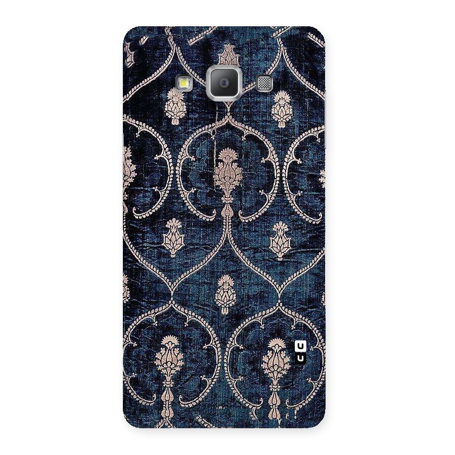 Blue Shade Rug Back Case for Galaxy A7