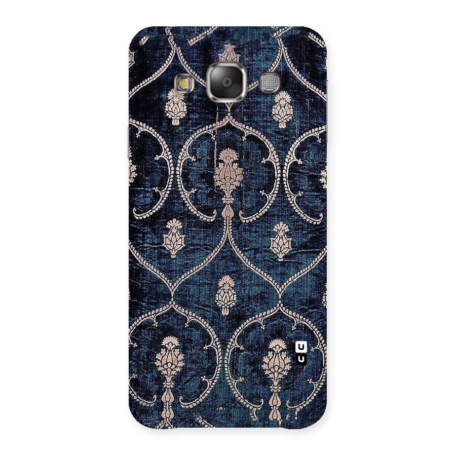 Blue Shade Rug Back Case for Galaxy E7