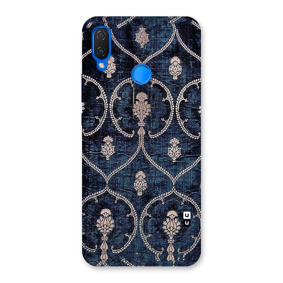 Blue Shade Rug Back Case for Huawei P Smart+