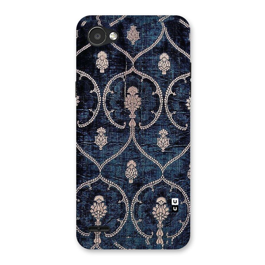 Blue Shade Rug Back Case for LG Q6
