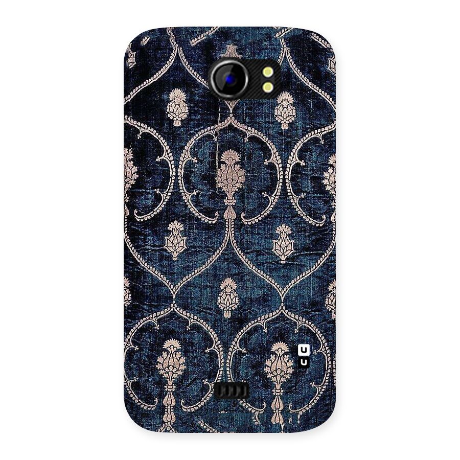 Blue Shade Rug Back Case for Micromax Canvas 2 A110