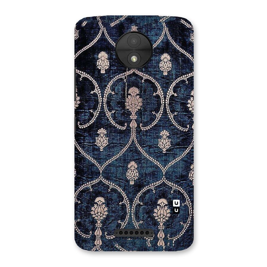 Blue Shade Rug Back Case for Moto C