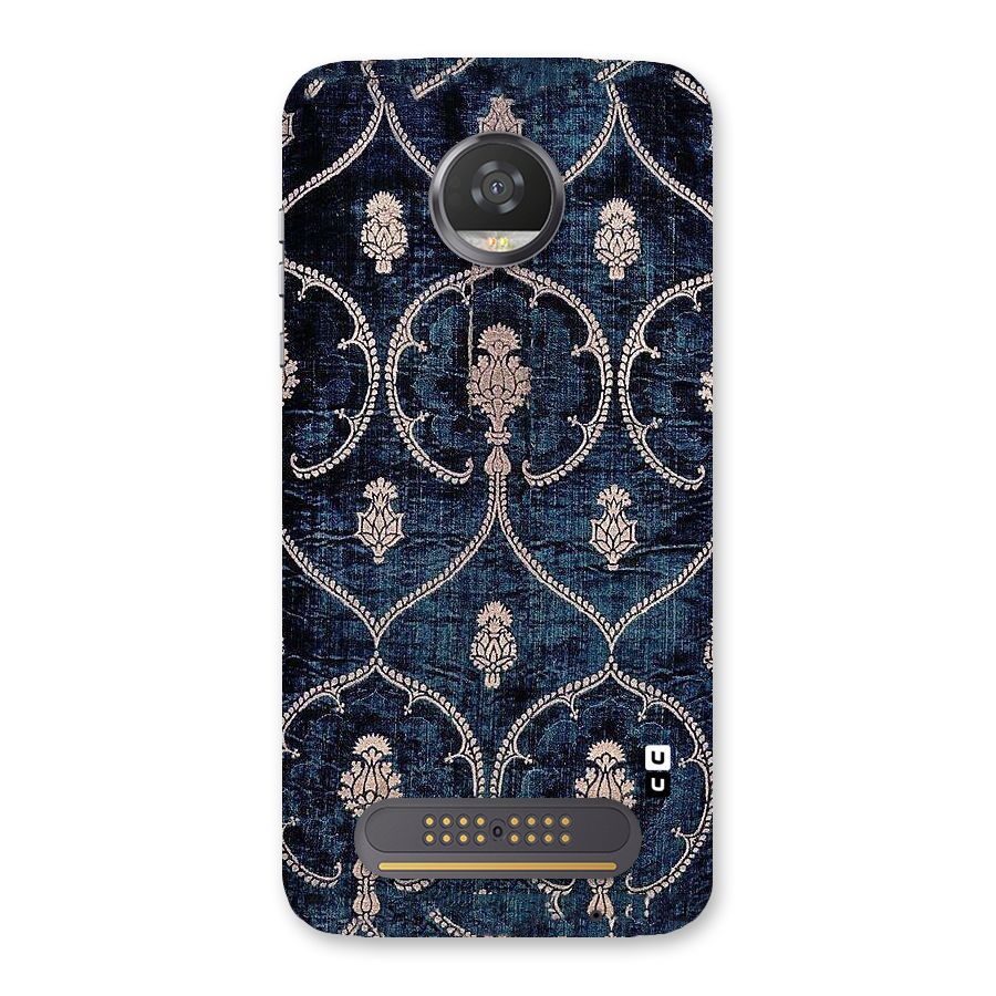 Blue Shade Rug Back Case for Moto Z2 Play