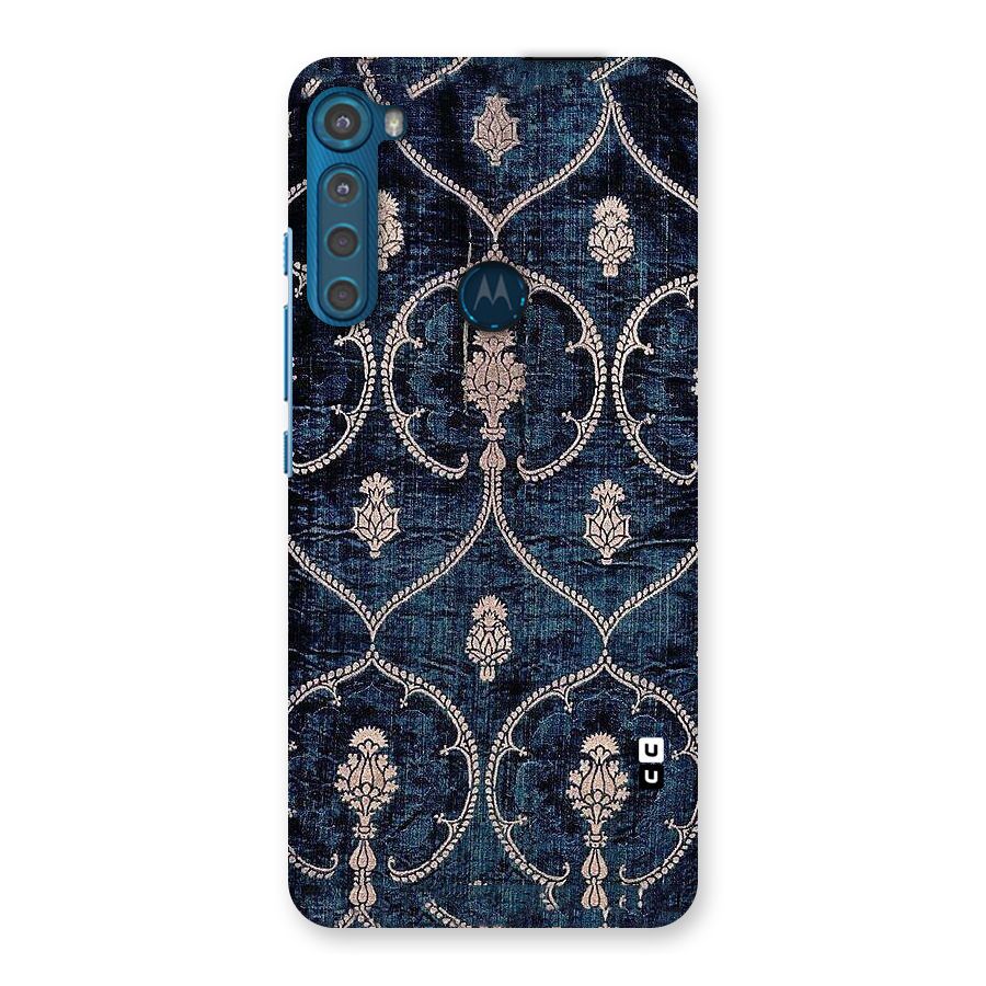 Blue Shade Rug Back Case for Motorola One Fusion Plus