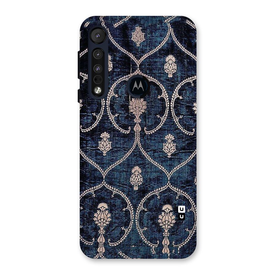 Blue Shade Rug Back Case for Motorola One Macro