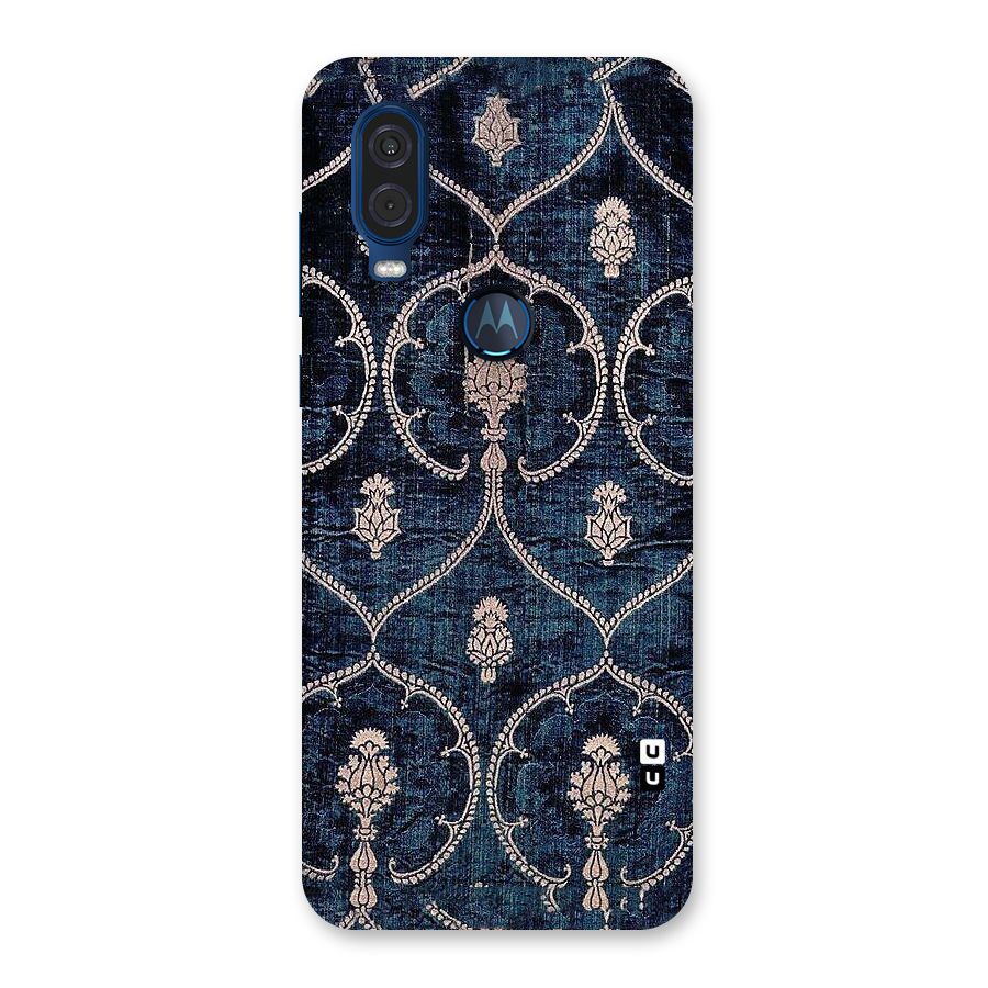 Blue Shade Rug Back Case for Motorola One Vision