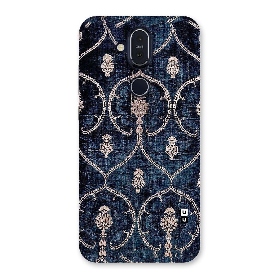 Blue Shade Rug Back Case for Nokia 8.1