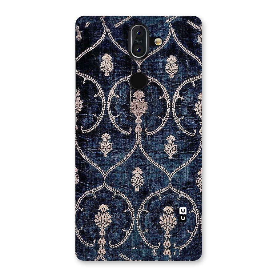 Blue Shade Rug Back Case for Nokia 8 Sirocco